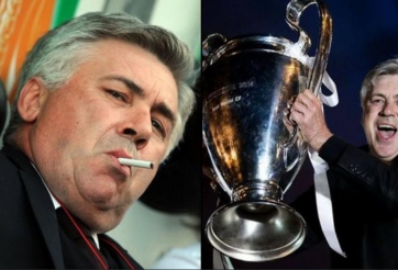 Carlo Ancelotti đi vào lịch sử Cúp C1 với thành tích không tưởng