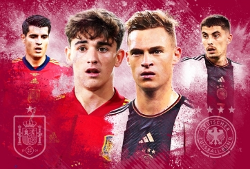 Tứ kết Euro 2024: Đức ngắt chuỗi 36 năm không thắng trước Tây Ban Nha?
