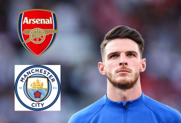Thương vụ Rice gia nhập Arsenal bất ngờ có biến, Man City mừng thầm
