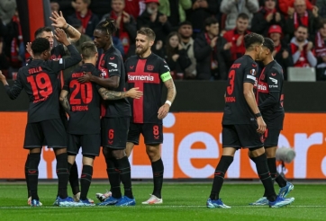 Bayer Leverkusen thắng tưng bừng, xây chắc ngôi đầu bảng H