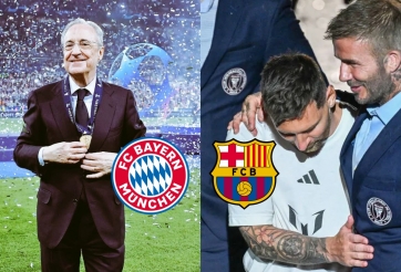 Chuyển nhượng tối 10/1: Real Madrid dằn mặt Bayern, Beckham 'Barca hóa' cho Messi