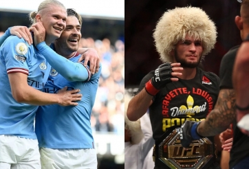 Haaland nhận vinh dự đặc biệt từ võ sĩ huyền thoại UFC