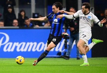 Tạo sức ép nghẹt thở, Inter Milan vẫn nhận đòn đau trước Napoli tại Serie A