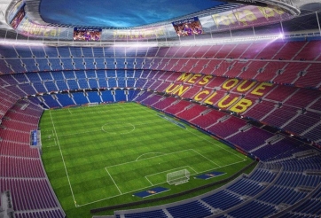 Không thua kém Real Madrid, Barca 'nhá hàng' SVĐ Nou Camp cực xịn