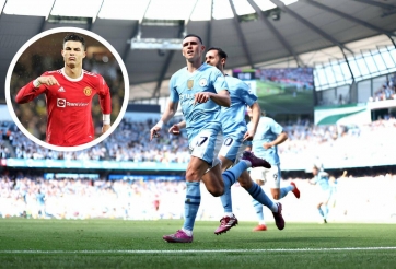 Phil Foden ăn mừng theo phong cách đặc biệt của Ronaldo