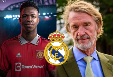 Dọn chỗ cho Mbappe, Real kích nổ bom tấn Vinicius tại Man United