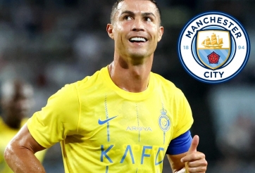 Man City thích đồng đội Ronaldo