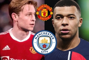 Tin chuyển nhượng 18/2: MU dùng 4 cầu thủ sở hữu De Jong, Man City có Mbappe?