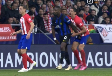 Ngôi sao Inter 'chơi chiêu hiểm' với cầu thủ Atletico