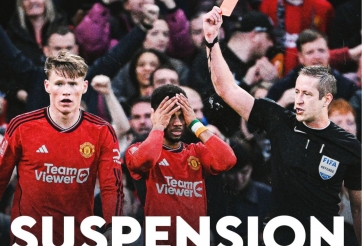 Thẻ đỏ trận tứ kết, tại sao Amad Diallo vẫn góp mặt ở trận bán kết FA Cup cùng MU?