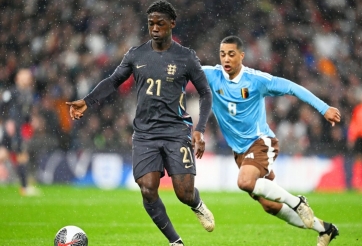 Mainoo 'quẩy' giữa rừng sao Bỉ, giúp tuyển Anh ghi bàn