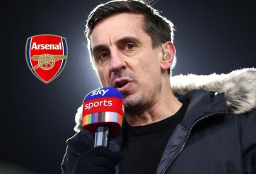 Neville chỉ đích danh 1 sao Arsenal đá kém trận gặp Man City