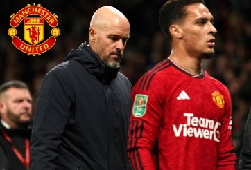 MU lên tiếng vụ Ten Hag mâu thuẫn Antony