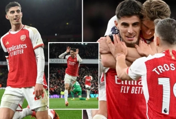 Kai Havertz làm nên lịch sử với cú đúp vào lưới Chelsea