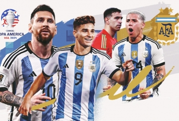 ĐT Argentina công bố danh sách dự Copa America 2024: Messi lĩnh xướng hàng công