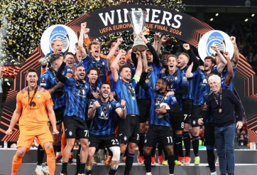Chùm ảnh: Atalanta nâng cúp vô địch Europa League sau 61 năm lịch sử