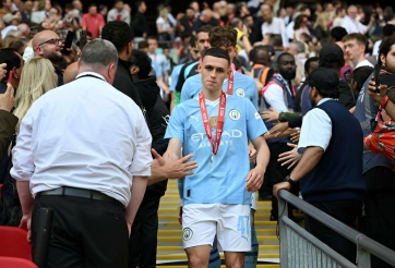 Sao Man City buồn bã vì mất chức vô địch FA CUP vào tay MU