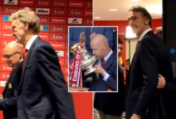 Ratcliffe phản ứng về tương lai Ten Hag khi MU vừa vô địch FA CUP