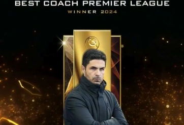 Arteta chính thức đoạt giải HLV xuất sắc nhất Premier League, bùng nổ tranh cãi
