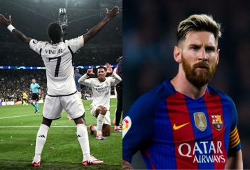 Vinicius sánh ngang kỷ lục Messi sau khi vô địch C1