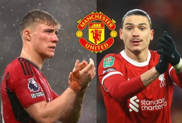 Ngôi sao giành cú ăn 3 cùng MU muốn đổi Hojlund lấy Nunez