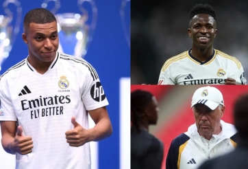 Vinicius đặt mục tiêu khi Mbappe xuất hiện tại Real
