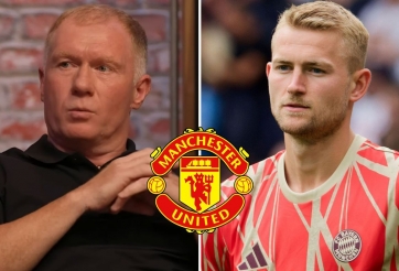 Nói De Ligt 'không đủ tầm', huyền thoại MU lên tiếng phản bác Scholes