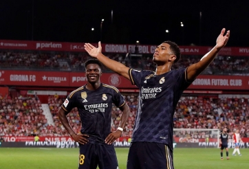 Real Madrid đè bẹp Girona, vượt Barca giành lại ngôi đầu bảng La Liga