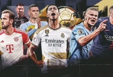 Cuộc đua QBV 2024: Bellingham top 1, Ronaldo, Messi ở đâu?