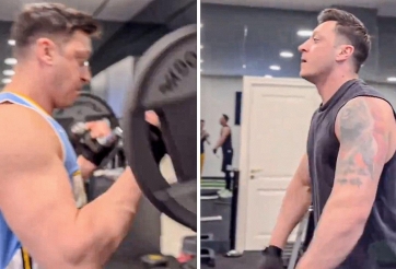 Sau giải nghệ, Mesut Ozil hóa ‘gym chúa’ khiến fan bất ngờ