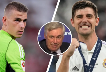 Lộ lý do khiến Ancelotti chốt Courtois làm thủ môn bắt chính chung kết C1