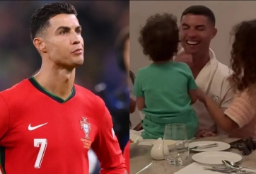 Ronaldo tận hưởng khoảnh khắc ngọt ngào bên con gái sau Euro 2024
