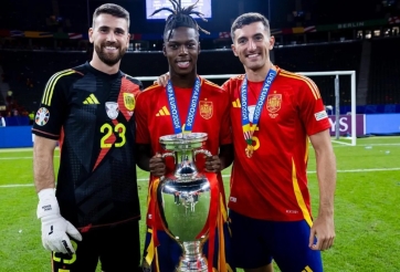 Unai Simon tuyên bố việc Nico chuyển đến Barca: '90% là dối trá'