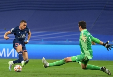 Courtois: 'Thật may mắn khi không còn phải đối đầu với Mbappe'