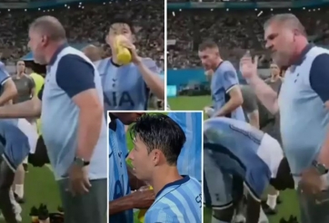 Chưa vào mùa giải, Postecoglou đã bị bắt gặp 'chửi mắng' cầu thủ Tottenham