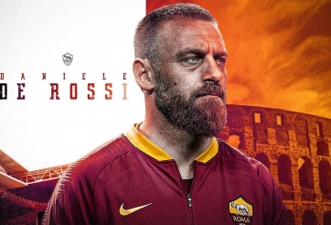 De Rossi bị AS Roma sa thải sau 4 vòng đấu