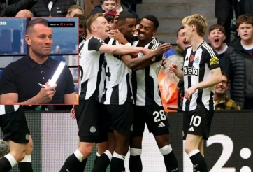 Thắng Arsenal, huyền thoại Newcastle ăn mừng tới... vỡ bàn