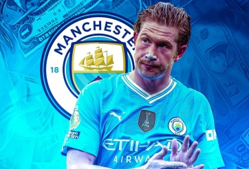 Man City trao đặc ân cho De Bruyne