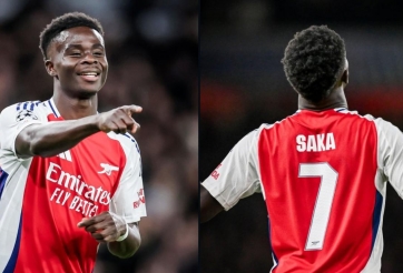 Saka lập cú đúp, Arsenal hạ đẹp Monaco trên sân nhà