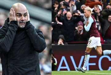 Man City gục ngã trước Aston Villa, chính thức rơi khỏi top 5 Ngoại hạng Anh