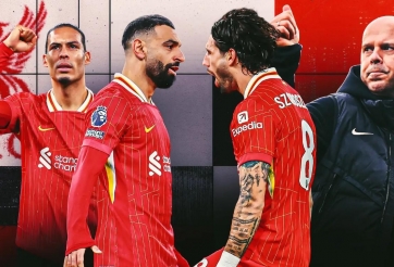 Liverpool nhận cú hích lớn cho chức vô địch Ngoại hạng Anh