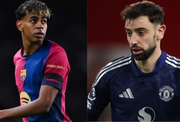 Lamine Yamal cùng Bruno Fernandes thống trị châu Âu