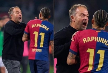 Hét vào mặt Flick, Raphinha làm dậy sóng Barcelona