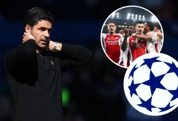 Hai ngôi sao Arsenal có nguy cơ bị cấm thi đấu ở Champions League