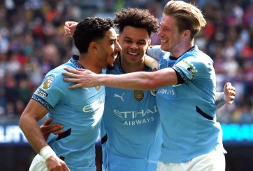 Hàng công bùng nổ, Man City ngược dòng cảm xúc trước Crystal Palace