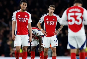 Saliba mắc lỗi chí mạng, Arsenal đánh rơi chiến thắng trước Crystal Palace