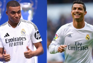 Mbappe vượt mặt Ronaldo ngay mùa đầu tiên tại Real Madrid