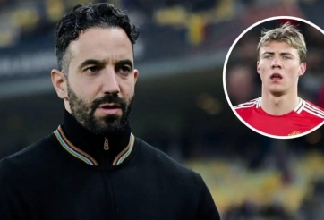 Ruben Amorim thốt lên một điều về bàn thắng bước ngoặt của Hojlund