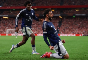 Bruno chói sáng, MU đặt một chân vào chung kết Europa League