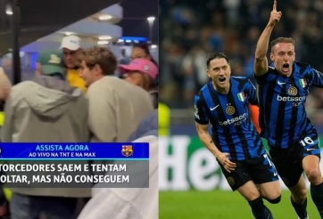 CĐV Inter Milan có bài học đắt giá trong đêm địa chấn trước Barca